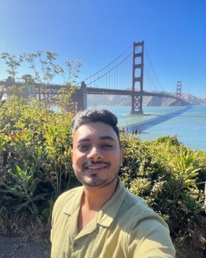 Abhay Jodhpurkar Instagram - 🌁✨
Golden dreams beneath the Golden Gate! 💛
🌉✨"

📸 : @fahadchowdhary