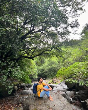 Abhay Jodhpurkar Instagram - Into the wild! 🌳💦🦀🐸🪲🌱🌿🍀🍃🎒🩵💚