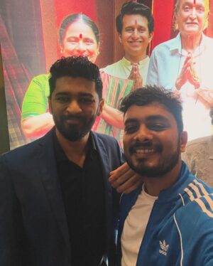 Abhay Jodhpurkar Instagram - About last night! 🩵💛✨

At the premiere of #GharatGanpati 💜💙✨

Kudos to the entire cast and crew for creating this beautiful labour of love that oozes out of family values and addresses  some giant issues with ease! Congratulations @navjyot_bandiwadekar for this beautiful film! 

Big congratulations @sanket.sane it’s a beautiful start to your own legacy! And I am extremely happy to be a part of your music!  Loved the score too! Here’s to many more! ♥️🥂

From shooting music videos to random chill sessions, we have come a long way @dp_shellysharma and I am so proud of you! We finally have a project together that’s OUT and cheers to that! 😅🥂😘

Last but not the least, every single person who is associated with the project… Loads of love to you all! ❤️

#GharatGanpati will be out in the theatres from the 26th of July! So go watch it with your family and loved ones! 🧑‍🧑‍🧒‍🧒💕

@navjyot_bandiwadekar @nikifying @bhushan_pradhan ashvinibhave @ajinkkyadeo @panorama_studios @navigns @kumarmangatpathak @abhishekpathakk @namratabandiwadekar @gaurisiddheshchoudhary @chhatwanimurli @sandy_navigns @ashwiniparanjape @rupeshbane_0011 @paritelang @shubhangi.latkar.official @shubhangi.gokhale.18 @sushama.deshpande @ashishpathode #SanjayMone #SharadBhutadia @sameer_khandekar_official @divyalaxmi_cgm @_rajasssss_ @sanket.sane @abhayjodhpurkar @sameer_no1 @rahulchecks82 @believemusicindia

#घरतगणपती #bappamorya