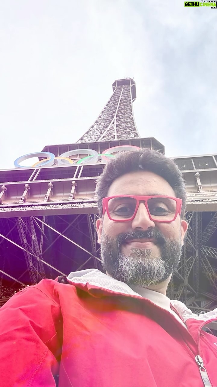 Abhishek Bachchan - 137.9K Likes - It was amazing to get to witness the #parisolympics2024 with my friends from #Omega. We’ve worked together for about 18 years and their attention to detail and timekeeping has always awed me. The energy in the entire city was palpable and especially in the stadiums. And then to have the honour of seeing our very own @neeraj____chopra was the icing on the cake. Seeing our beloved tricolour in the stadium was a moment of such pride!!!
Felt like.…Paradise.
@omega @raynald_08 @sum291hotmailcom