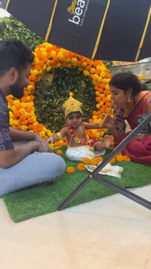 Abi Navya Instagram - Perform your obligatory duty, because action is indeed better than inaction ❤️🔥 - lord Krishna 

Happy Janmashtami guys 🥰 
Vc - @dsquare_photography_ @dsquare_studios_ 

@deepak_chinky