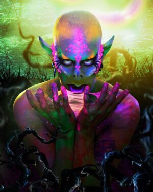 Acid Betty Instagram - Me right now, gearing up for a spooktacular sneak peek! Get ready, because tomorrow, my biggest drop EVER is coming exclusively to those who've signed up for my newsletter... 🌟🔮 You won't want to miss the electrifying glimpse into the monstrous future it brings! Stay tuned, it's gonna be legendary. 🎃💄 #HalloweenSneakPeek #NewsletterHype #HausOfExcitement 🌈💫