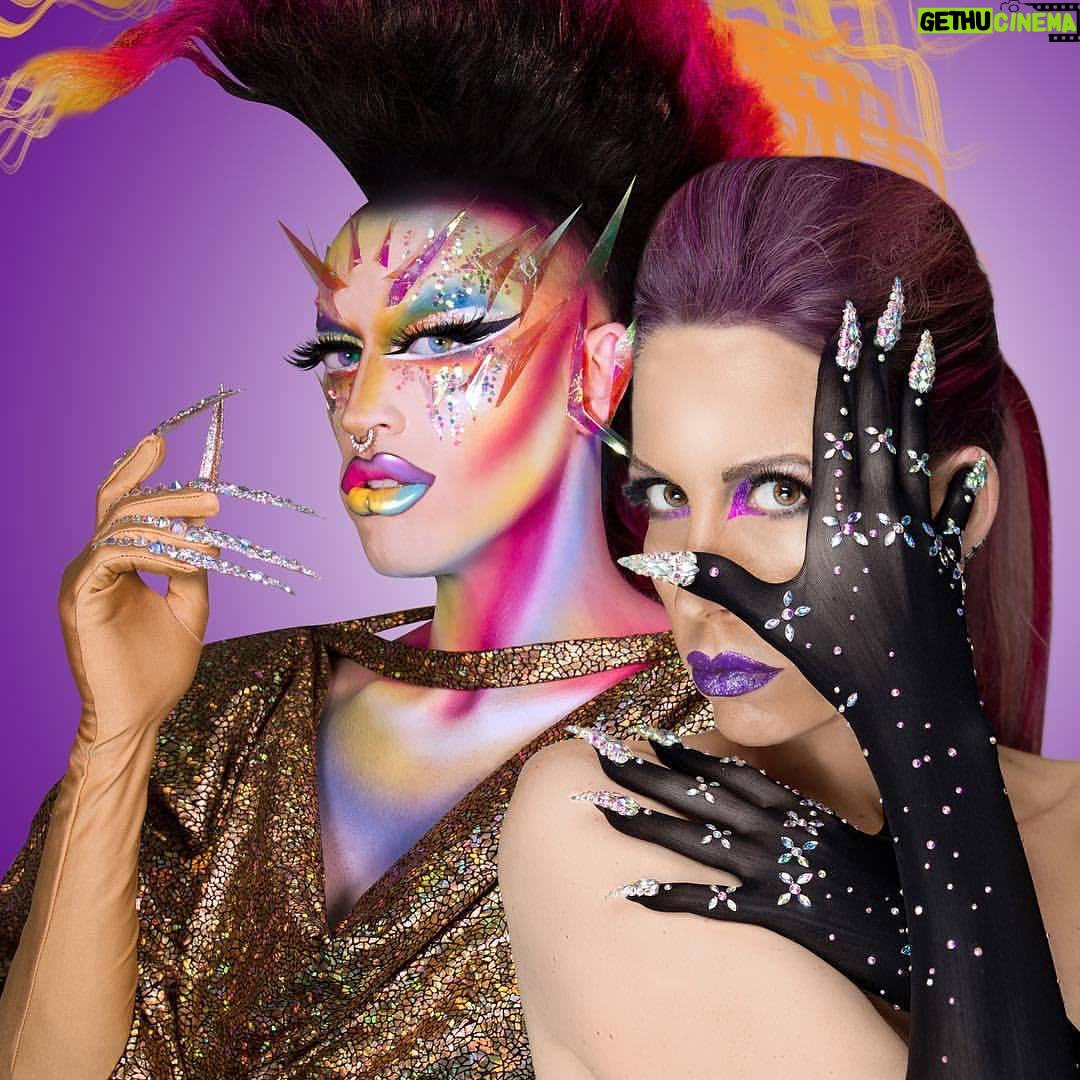 Acid Betty - 1.6K Likes - 🎂This is a happiest of burfday post to my only sister @vie.lette !! Despite her looks I am the younger one 👴🏼🤣🥳💀🎁
