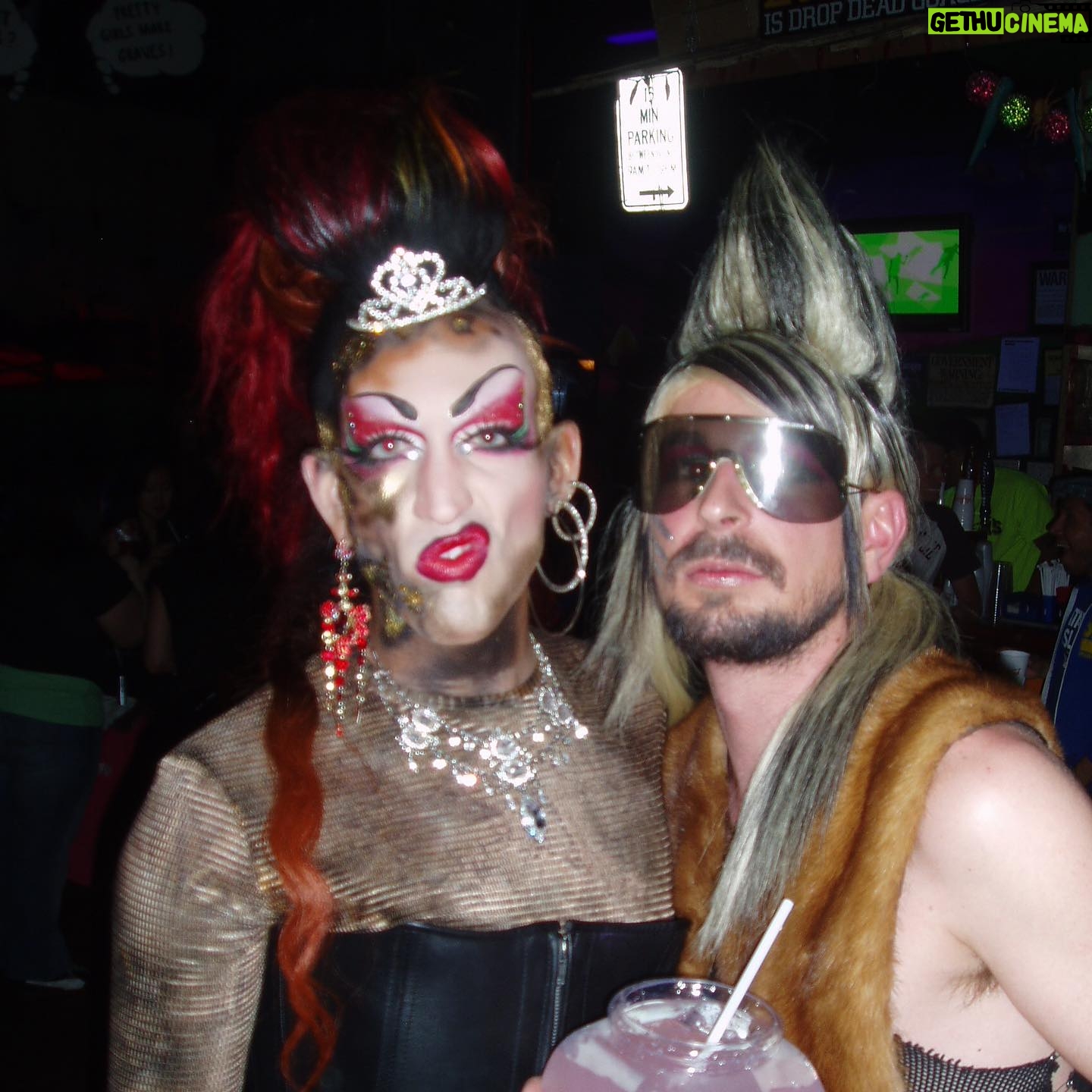 Acid Betty - 5.6K Likes - I met a guy at every @misssherryvine show who quickly became one of my dearest and best friends. I'll never forget the day I saw his faux hawk, and I thought to myself, 'I want to wear that and dress up with you next week.' That moment marked the beginning of what is now known as Acid Betty (there’s a photo him putting me in his first hawk piece, I was LIVING!).
Marec was not only my personal hairdresser but also my closest friend and the ultimate party companion. He taught me everything I know about hair and is the creator of my signature mohawk and wiglets, as I fondly call them.
Getting older has its challenges, but perhaps the toughest part is losing the friends and companions who have been with us through the years. I used to take photos like crazy before cameras were part of our phones (haha), and I've dug up some early snapshots of us. Those were the days when we'd experiment with hair and makeup and parade around the clubs like a couple of wild fools!
Marec, I miss you more than words can express. You will always be in my heart, and I'll forever cherish the memories we created together. I love you, Acid Sharek!