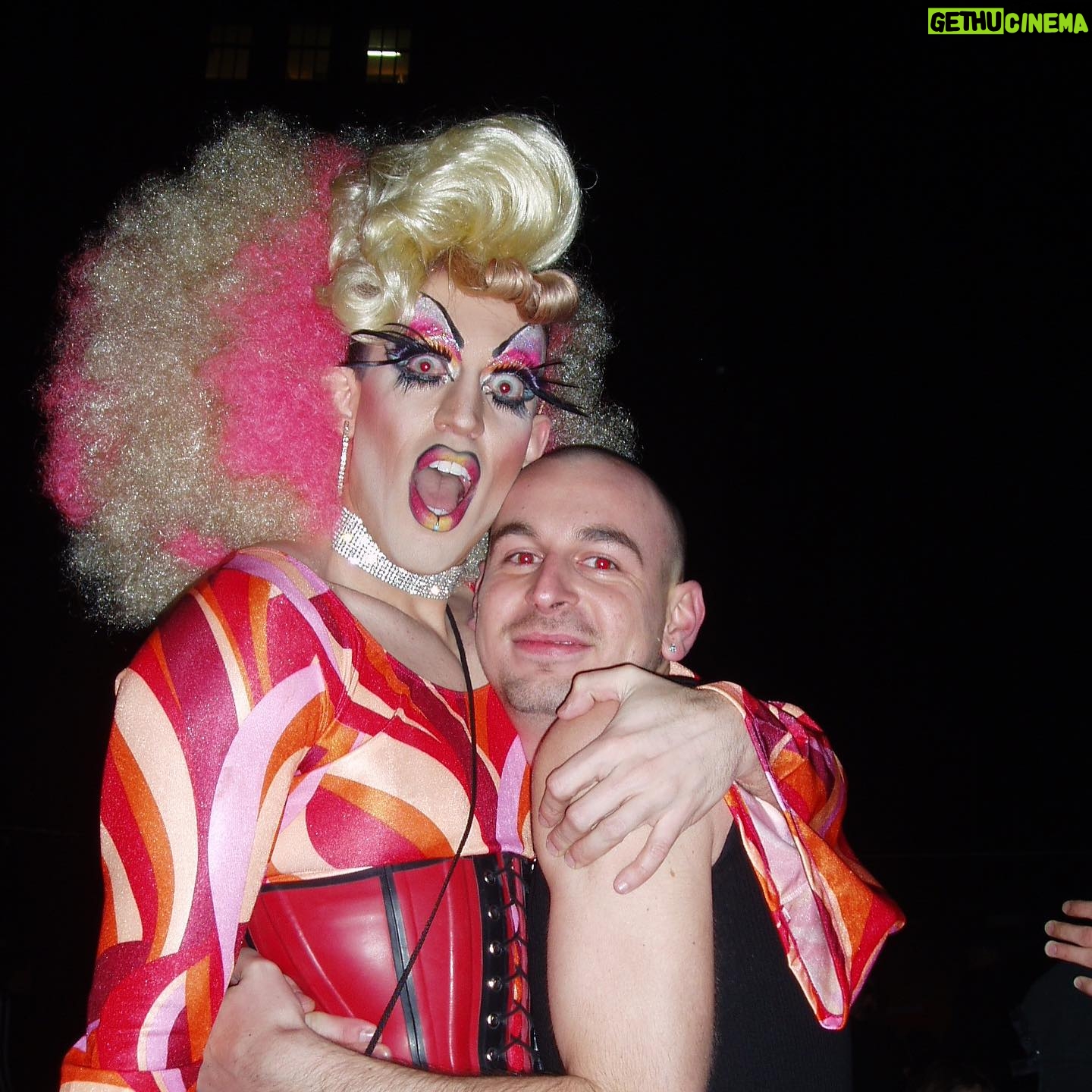 Acid Betty - 5.6K Likes - I met a guy at every @misssherryvine show who quickly became one of my dearest and best friends. I'll never forget the day I saw his faux hawk, and I thought to myself, 'I want to wear that and dress up with you next week.' That moment marked the beginning of what is now known as Acid Betty (there’s a photo him putting me in his first hawk piece, I was LIVING!).
Marec was not only my personal hairdresser but also my closest friend and the ultimate party companion. He taught me everything I know about hair and is the creator of my signature mohawk and wiglets, as I fondly call them.
Getting older has its challenges, but perhaps the toughest part is losing the friends and companions who have been with us through the years. I used to take photos like crazy before cameras were part of our phones (haha), and I've dug up some early snapshots of us. Those were the days when we'd experiment with hair and makeup and parade around the clubs like a couple of wild fools!
Marec, I miss you more than words can express. You will always be in my heart, and I'll forever cherish the memories we created together. I love you, Acid Sharek!