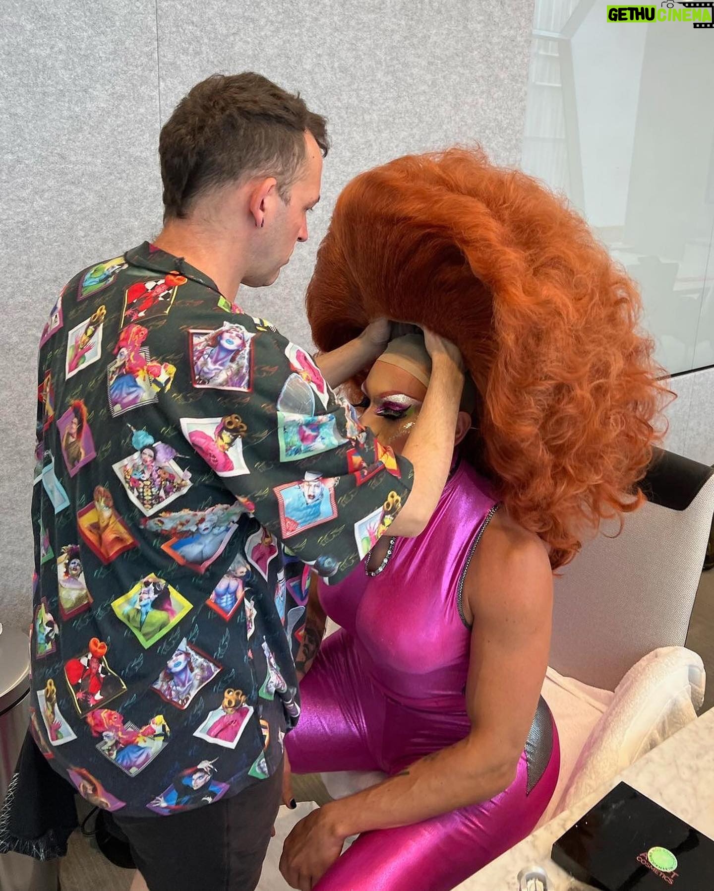 Acid Betty - 3.7K Likes - 🌈 Loved being in the midst of Mara's adoring fans as she reigns supreme as a gay icon! 💖 The energy was electric, and her fierce mirror ball nail gloves by the talented artist @vie.lette were the perfect accessory for her glamorous transformation. ✨ Her head may have gotten bigger, or maybe it's the fabulous wig by @_hairwitch and that stunning new body-ody ody ody! 🔥 Another Pride helping the mesmerizing fierce diva! 💅 #MaraTheGayIcon #ProudFan #MirrorBallMagic #NailGoals #WigGoals #BodyGoals #hausofacid
Repost from @mattymaggiacomo
•
THE PREP 💅🏻 When you’re a gay icon…you need to act like one. 📸 @travis.nyc