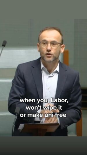 Adam Bandt Instagram - What does Labor expect people to do? 

My response to Labor’s Budget betrayal of millions of people doing it tough ➡️