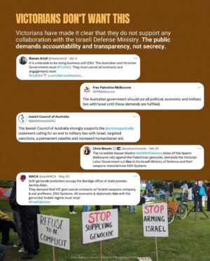 Adam Bandt Instagram - Our @victoriangreens team FOI’d documents surrounding the Victorian Labor Government’s signing of an MoU with the Israeli Defence Ministry.

Here’s what they found out ⬆️