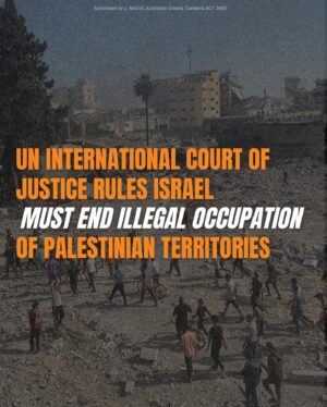 Adam Bandt Instagram - The international community must come together and sanction Israel.

End the invasion, end the genocide and end the occupation.