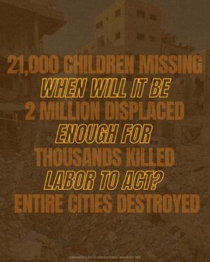 Adam Bandt Instagram - 9 months. 40,000  killed. 21,000 children lost, buried or detained. 2 million people displaced. 158 media personnel murdered. Whole cities destroyed. 

This genocide cannot continue.

What will it take for Labor to act?