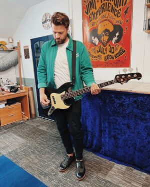 Adam Prendergast Instagram - my genius friend Dave has made me dream bass no.2 … this isn’t an ad… i’m just blown away by @regent7guitars check them out if you play guitar or bass. next level. 🙌🏻