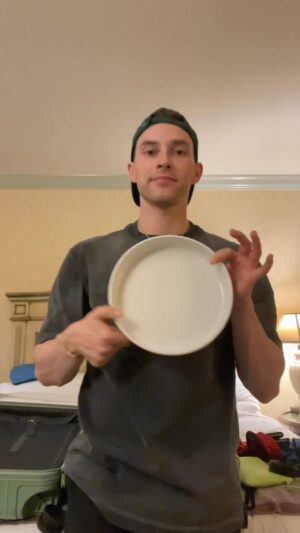 Adam Rippon Instagram - 35 hangers and Clorox wipes