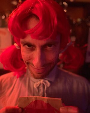 Adam Tsekhman Instagram - Welcome to Wendy’s.  Try our delicious Dogs! #happyhalloween