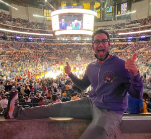 Adam Tsekhman Instagram - Two Raptors games in LA and two tasty victories! #letsgoraptors