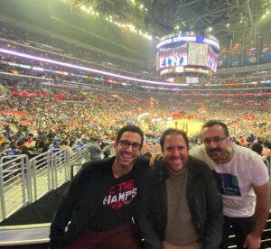 Adam Tsekhman Instagram - Two Raptors games in LA and two tasty victories! #letsgoraptors