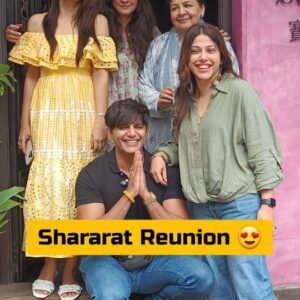 Addite Shirwaikar Malik Instagram - Shararat Reunion: Farida Jalal, Karanvir Bohra, Shruti Seth, Simple Kaul and Aditi Malik spotted for a lunch 

Thank you for giving us the best childhood memories ❤️☺️ 

#shararat #shararatreunion #shrutiseth #karanvirbohra #faridajalal #simplekaul #television #nostalgia #childhoodmemories #aditishirwaikar #iwmbuzz