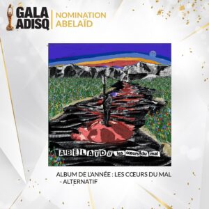 Adib Alkhalidey Instagram - Gang. Mon album est nommé dans la catégorie “Meilleur album alternatif” au prochain  Gala @adisq . Je vais être fucking honnête : je ne m’attendais absolument pas à ça… Esti que ça me rend heureux! J’ai mis mon cœur, mon âme et mon cob (🤣 à la veille d’une pandémie mondiale 🤣) dans ce projet et cette nomination dépasse toutes mes attentes.

Que l’on couvre d’amour @mateqnx qui m’a accompagné à travers tout le processus et qui m’accompagne toujours! 

À tout ceux et celles qui ont pris le temps d’écouter l’album, de m’écrire, d’en parler… merci infiniment! Tout ce que je fais dans la vie est propulsé par l’amour et les encouragements des gens que je croise sur ma route.

Un immense merci à @spectramusique et @maudelg sans qui tout ça n’aurait pas existé ♥️