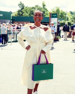 Adjoa Andoh Instagram - A fabulous day yesterday watching the amazing women’s semi finals in the sunshine. In love with Paolini - quarter Ghanaian - I’m claiming her☺️. Huge thanks @emirates for a lovely day