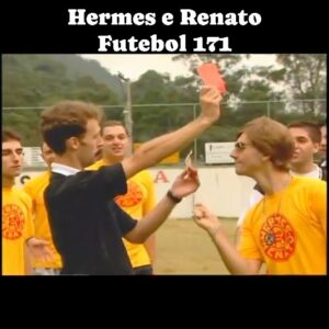 Adriano Pereira Instagram - Ano 2000 😮‍💨 e já fazíamos vídeo de zoeiras com árbitro de futebol 
Esquete Hermes e Renato futebol