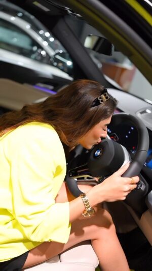 Adrija Addy Roy Instagram - Fueling My Soul 🤍🧿

#MyFirst #BMW #x1 #2024 #AdrijaRoy #newcar #infinitybmw .