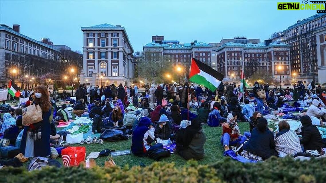 Ahmet Yenilmez - 1K Likes - Ülkemizde dahil hiç bir İslam ülkesi üniversitelerinde olmayan #Gazze ‘ye destek manzarası ABD ‘de Columbia Üniversitesinde olması sizlere neler hissettiriyor ?
Neler düşündürüyor ?
