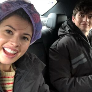 Aimee Kelly Instagram - @thedukefilmuk is released in cinemas today! I am so proud of this movie and to be part of the retelling of such an incredible true story. This film is everything you’d expect and more from a Roger Michell project and I’m so honoured to have worked with him on what would be his last legacy. Book your tickets now🎟 
Disclaimer**** Fionn and I are available for all your dirty dancing lift needs 📷 credit by the one and only Mr Jim Broadbent