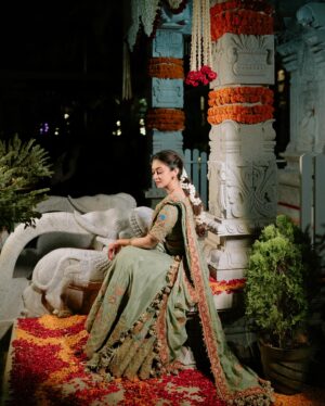 Aishwarya Arjun Instagram - 📸 @namanverma Thank you for capturing our memories so beautifully ✨

@ekalakhani You are magic! Truly! Thank you for making it such a breeze and so glad we could finally work together after all these years on my special day ❤️🤗🧿
