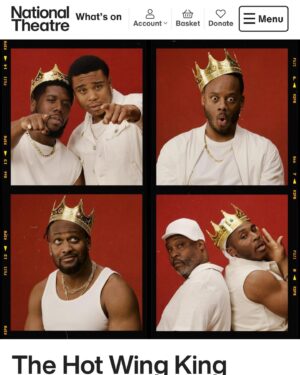 Aisling Bea Instagram - So incredibly proud of my bestie @kadiffkirwan who stars in HOT WING KING at The National Theatre alongside such a perfect cast with more chemistry than a science lab. Kadiff’s performance is so stunning, I almost gave birth watching HIS perfect delivery. 

GO SEE IT. We laughed, we cried, it is soooo excellent and you will end up on your feet wanting to jump on stage with everyone by the end. Tip - do not actually do that. 

* To avoid admin for ma cute lewk, my green dress was a second hand number from @therealreal an American second hand website & my shirt was an @oxfam number from an acting job I did & truthfully had a bird shit stain on the back which will not shift, so I’ve decided to reframe it as lucky.