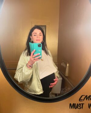 Aisling Bea Instagram - Trip advisor review of Pregnancy: 
One star. ⭐️ 

Negatives: 
-No breakfast included. 
-Limited drinks menu. 
-Expensive. 
-Left feeling very unrested. 
-Not as described online or in pictures. 
-Reminded me of the Glasgow Willie Wonka experience. 
-Towards the end of my stay I was repeatedly kicked in the nuts. 
UTIs, bleeding, depression, cramps, insomnia, nosebleeds, sinus blockage, migraines, vomiting, being randomly touched by people without asking, bones mushing, organs moving, skin stretching, being told that you’ll forget all the pain/that it’s a privilege / that it will all be “worth it“ in the end🙄, heightened awareness of climate change & worst of all- boredom- all described as « normal » and was repeatedly recommended « a nice bath » as a fix to all of the above. 

Positives: 
-Bath quite nice. 
-Lots of help with bags at end of stay. 
-Before checking out, nearby kebab shop man provided free extra chips and quite a flirty wink, which I appreciated. 
-Was given a little gift at check out which is, admittedly, quite cute. 👶🏼 

-Here’s some pictures of the trip when I didn’t hate it/ looked like I didn’t hate it.