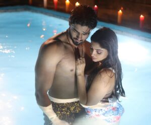 Akanksha Puri Instagram - Sharing some of our fav #bts moments from my upcoming song #barsateinacchilagtihai with 
@mr.arbazpatel ♥️

Stay Tuned… Song releasing tomorrow only on @dimensionmusic.official 🤩❤️
.
#comingsoon #barsateinacchilagtihai #dimensionmusic #akankshapuri #arbazpatel #❤️
 
Beautiful Swimwear @angelcroshet_swimwear