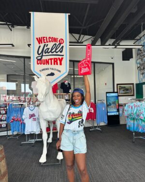 Akilah Hughes Instagram - Went back to Kentucky (the Greater Cincinnati area) to celebrate Juneteenth, pressure my school to change their racist mascot, and enjoy the 100° heat around downtown Cincinnati. It was a wonderful trip. 🩵🌈 If you still haven’t, go check out the podcast trailer for Rebel Spirit, link in bio. It’ll give you a better sense of what I’m doing and why.  Did you know Rebel Without a Cause (1955) is lauded as being the first Hollywood film to depict gay teens