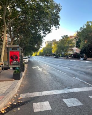 Alaska Instagram - Esta mañana… 15 de agosto, Madrid vacío y 17 grados. Todo perfecto, aunque ahora ya ha subido la temperatura (normal, es verano) y hay más gente en la calle (normal, no ha caído una bomba de neutrones).