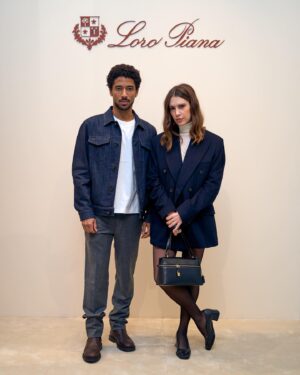 Alberto Boubakar Malanchino Instagram - thx for having me! 
@loropiana

#loropiana #loropianafw24 
#invitedby 

@whynotmodels 

st: @gloriaripamonti