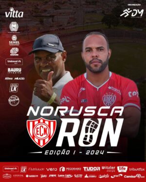 Alecsandro Instagram - CRAQUES CONFIRMADOS | O Esporte Clube Noroeste e a DM Eventos Esportivos comunicam que os ex-craques do Noroeste, os atacantes Lela e Alecsandro, pai e filho, ambos bauruenses, estão confirmados para a 1.ª Norusca Run. Acostumados com o gramado e em balançar as redes, além, também, de serem feras do futevôlei, eles participarão da prova de 5k e da cerimônia de premiação dos vencedores.
A corrida histórica e de aniversário do clube será realizada no dia 22 de setembro, um domingo, com largadas dos 5 e 10 quilômetros às 7h30, dentro do Estádio Alfredo de Castilho e percorrendo parte da Vila Pacífico.

O evento está com inscrições quase esgotadas com os 1.200 participantes adultos. A 1.ª Norusca Run já é o maior evento de corrida de rua de toda a região. O clube fechou quatro patrocinadores principais da corrida, a Vitta Residencial, Unimed Bauru, Rede LK de Postos de Combustíveis e Buteco do Rastro.

As últimas 50 inscrições do 3.º lote limitado custam R$ 99,90 e devem ser feitas pelo site https://dmeventosesportivos.com.br/ . Essa quantidade deve esgotar neste final de semana, alerta o clube.

PARCEIROS DA CORRIDA
A 1.ª Norusca Run conta com patrocínio máster da Vitta Residencial, Unimed Bauru, Rede LK de Postos de Combustíveis e Buteco do Rastro. A Norusca Run também conta com apoio da Semel, Emdurb, Buteco do Rastro, Lume Light, Allma/Milazzo e Bauru Shopping.