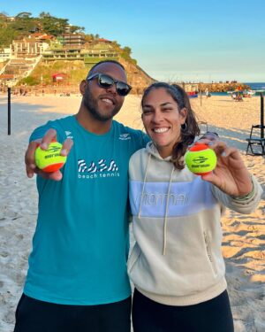 Alecsandro Instagram - Fim de semana de beach tennis no evento dela @samanthabarijan @basabt.rj @praia.lab #riodejaneiro