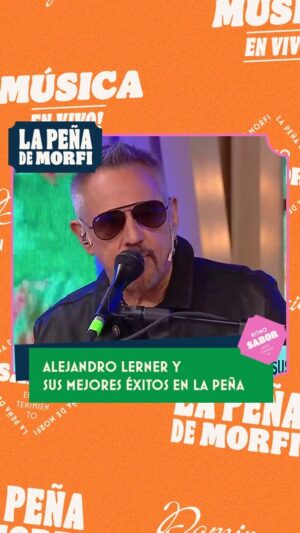 Alejandro Lerner Instagram - ¡Alejandro Lerner llegó a #LaPeñaDeMorfi con sus mejores éxitos! 🎹✨ Disfrutamos juntos de un show único 🎵

➡️ Miralo ahora en mitelefe.com/vivo