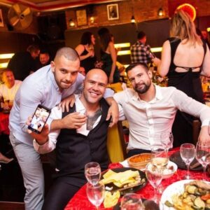 Alen Babic Instagram - Here's a toast to the nights we won't remember with the friends we'll never forget. 🥂 @restoransvetinikola 
I am ready for the finest hour of my life 🙏🏻
#hopelessromantic #bachelorparty