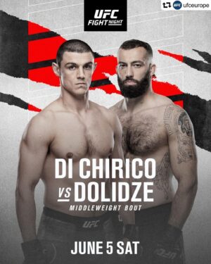 Alessio Di Chirico Instagram - The Fight is officially on. #ufc #mma #fight #middleweight #lasvegas #fightnight #repost @ufceurope
・・・
Middleweights up on June 5! 🇮🇹 @alessiodichirico vs @romandolidze 🇬🇪 is official