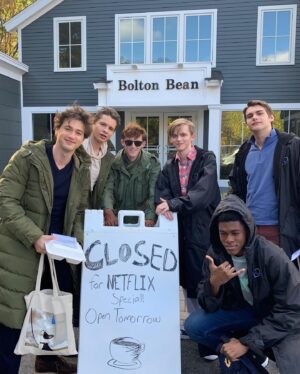 Alex Fitzalan Instagram - some pics of my time on set for season 1 of The Society. Love you all ❤️