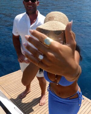 Alex Kompothecras Instagram - 07.23.2024 ♾️ we’re engaged!

I knew you’d always be my forever lover and best friend but here is to making it officially forever! My easiest YES ✨
I love you so much babe. The best is yet to come ♥︎🥹🥂🫶

📍N 37 ° 24. 825 E 025 ° 22. 315