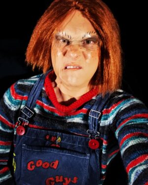 Alex Perron Instagram - Chucky de @lasemainedes4julie ! #halloween