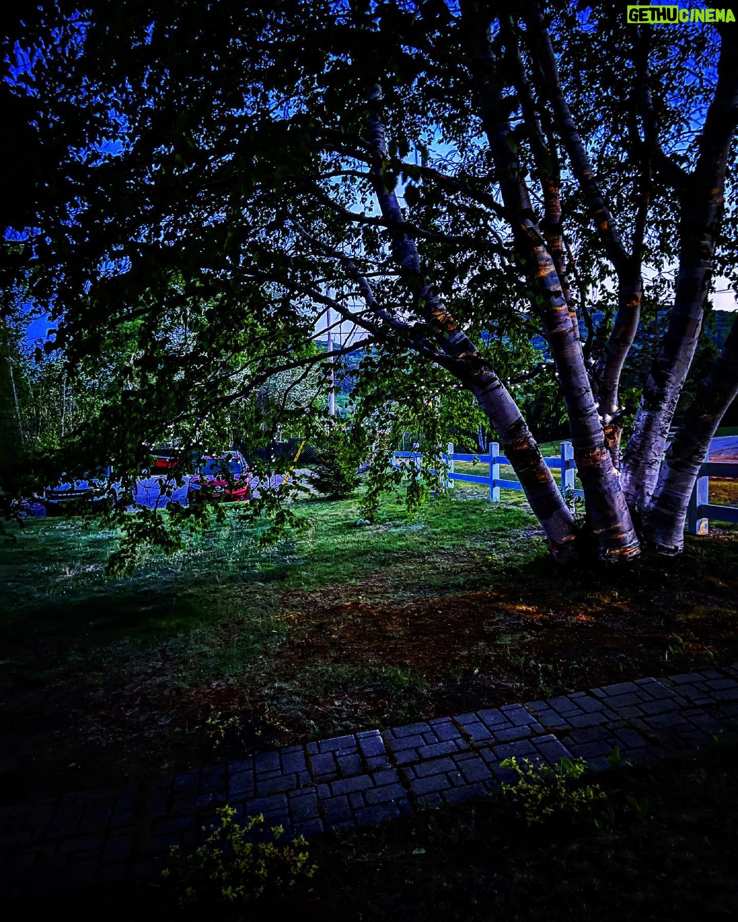 Alex Perron - 555 Likes - Presque la nuit. #chalet #campagne