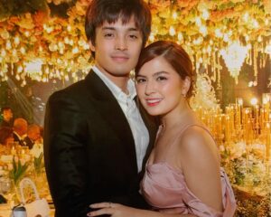 Alexa Ilacad Instagram - My heart swells for the both of you. 🤍 Congratulations, mga mahal!!! Hindi pira-piraso ang pagmamahal na meron kami para sainyo kundi buong-buo at maaasahan niyo kami palagi. May God continue to bless you both. 🤗

📷 @myiookamoto