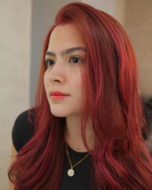 Alexa Ilacad Instagram - Officially a REDHEAD ❤️‍🔥

@daol__salon_manila nailed my dream hair! 🥹