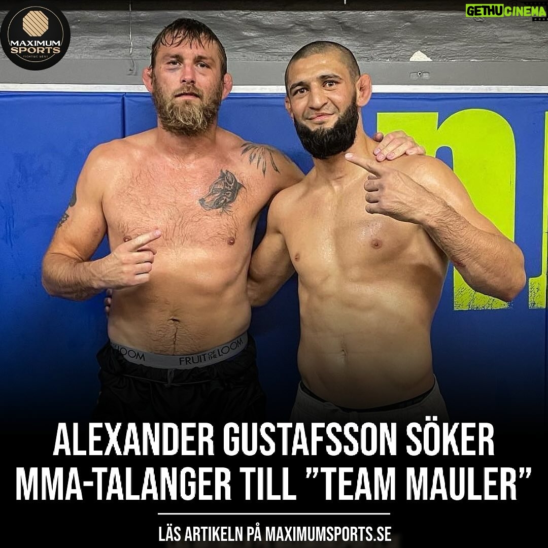 Alexander Gustafsson - 2.1K Likes - ”ANSÖK NU!” 💪🇸🇪 Svenska UFC-legendaren Alexander Gustafsson är ute efter att bygga sitt team inför Road to Glory!
🔹 Titelmatch och 50 000 kronor står på spel!
Läs mer på MaximumSports.se - Länk hittar du som vanligt i våra IG Stories ⚔️
