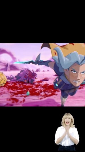 Alexander Snow Instagram - Some Rough to final of @doubleplusproductions original IP “Chosen”

Animated by @goddamit_iana1 
Colored, Cleaned and Composited by @dammit.tv

#animation #anime #cartoon #commercial #film #series #action #heart #doubleplusproductions #art #fun #cool #blue #pink #blood #guts #badass #hero #woman #girl #strength #explosion #process #bts #sword #blood #test #cool #awesome #exciting #epic