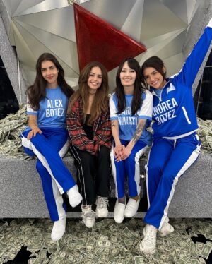Alexandra Botez Instagram - WE WERE IN A MR BEAST VIDEO!!!!!! don’t ask me which one of us survived 👯‍♀️🤨