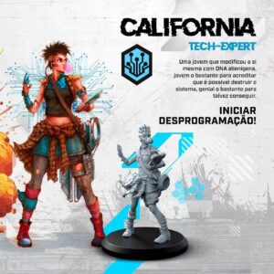 Alexandre Ottoni Instagram - CONHEÇA OS HERÓIS DE OZOB: A CYBERPUNK BOARD GAME 🤡💥 
 
Neste jogo, os jogadores vão assumir o papel de hackers, mercenários, pós-humanos e outros rebeldes que lutam contra a opressão das megacorporações! Conte com seus amigos… E APENAS COM ELES. Pois neste futuro distópico, o próprio sistema está contra você… 
 
Conheça alguns dos integrantes que lutarão ao seu lado: 
 
💥OZOB — Com apenas dois anos restantes até seu vencimento, OZOB é um pós-humano criado por um cientista insano com a aparência de um palhaço e, com uma granada vermelha no lugar do nariz, ele quer aproveitar ao máximo cada momento da vida. 

💥CALIFORNIA — Uma jovem que modificou a si mesma com DNA alienígena, o bastante para acreditar que é possível destruir o sistema, genial o bastante para até talvez conseguir! 
 
💥VIVIKA — Uma mercenária violenta com DNA de tigre (de verdade), equipada com garras e um moicano afiados de metal líquido. Ela sempre trabalhou para quem pagasse melhor, até conhecer California.

E não esqueça que já estamos com a página da campanha internacional no ar, através do link da bio! É OZOB RAPÁ!