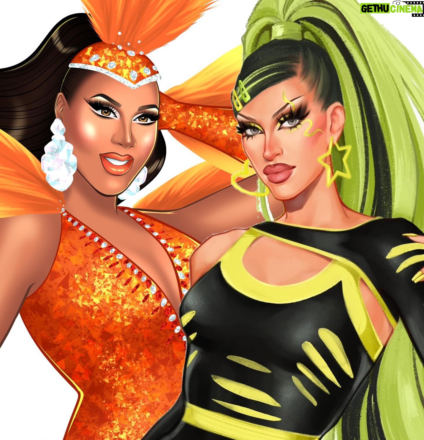 Alexis Mateo - 48.6K Likes - I want to take a moment and congratulate my friend @mirage_amuro on a incredible run at #dragrace the magic of #mirage is every where and I’m so happy everyone can see what I saw on you from the very first time! More than my baby sister you are now my Drag Race sister and a true star ⭐️ now go turn the party around the world and always remember I’m super proud of you! 👏 #bam #lasvegas @piranhavegas