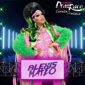 Alexis Mateo Instagram - Time to BAM-Slay! The competition! 😈 I’m back 🙌 and this time I’m #teamusa at @canadasdragrace  #canadavstheworld  2 representing my Latinos ❤️ from #puertorico with love 💕 and fire 🔥 “ don’t ever stop believing in yor dreams, dreams has no limits”  so let’s shake the world 🌎 one more time and get that crown 👑 #sickening, no? 🇺🇸 🇵🇷 hair: @mystygwigs outfit: @rrinaldidroz
